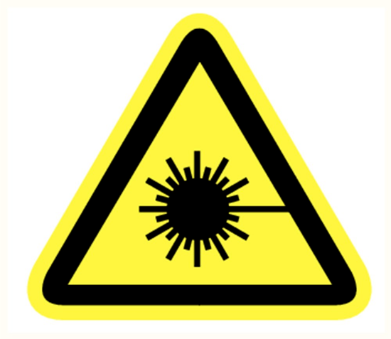 Afbeeldingen van Laserstralen vinyl-sticker 300mm