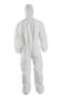 Afbeeldingen van ChemDefend disposable coverall 100      Type 5+6 wit maat L