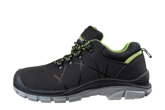 Afbeeldingen van Safeet veiligheidsschoen Lenvik 37 S3          zwart/groen lg 20-260