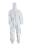 Afbeeldingen van ChemDefend disposable coverall 255      Type 5+6 AST wit maat L