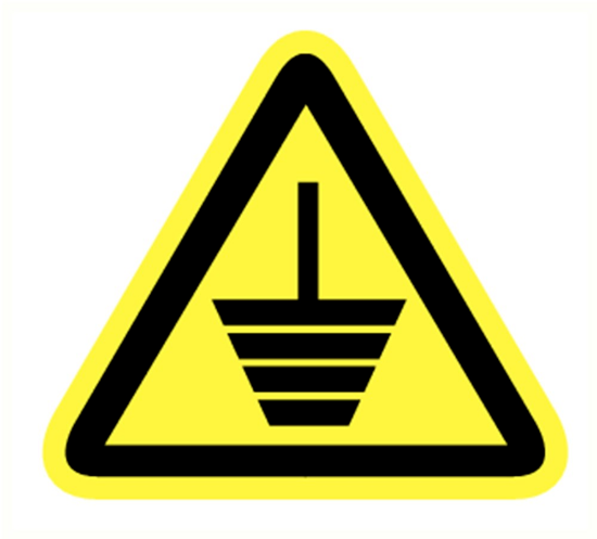 Afbeeldingen van Aarding vinyl-sticker 90mm