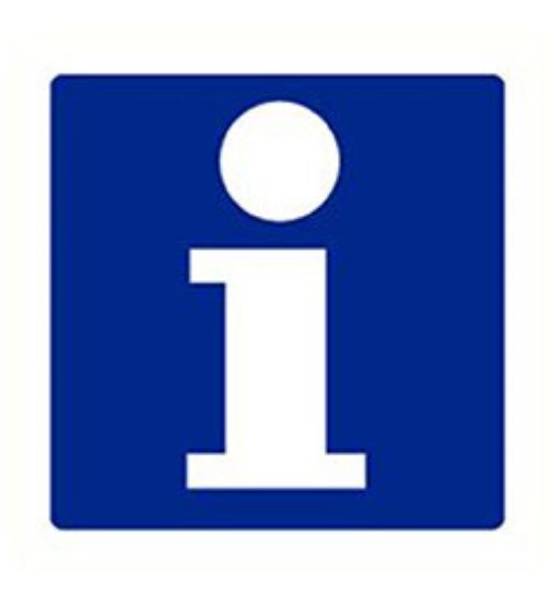 Afbeeldingen van Informatie vinyl-sticker 200x200mm