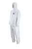 Afbeeldingen van ChemDefend disposable coverall 255      Type 5+6 AST wit maat L