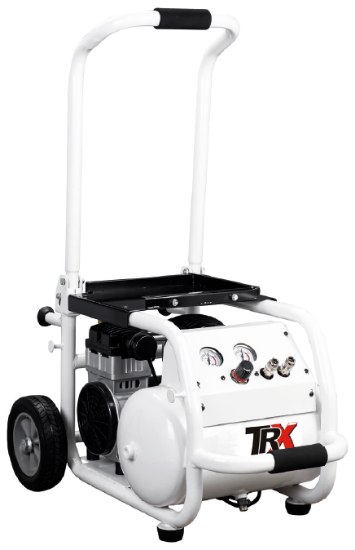 Afbeeldingen van Trx compressor 240 OF olievrij          240L/min 10bar 20ltr-tank 230v
