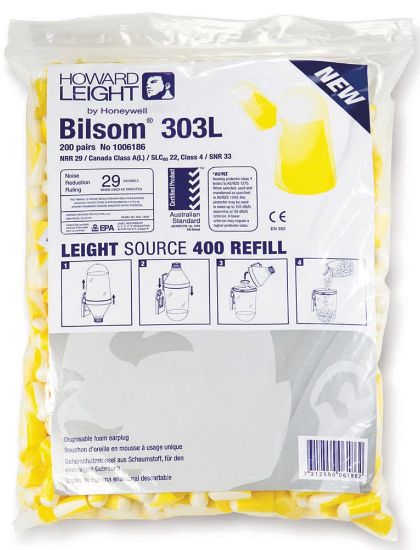 Afbeeldingen van Bilsom oorplug 303L 33dB ve200