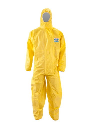 Afbeeldingen van ChemDefend disposable coverall 310Y/005 Type 3+4+5 AST maat XL