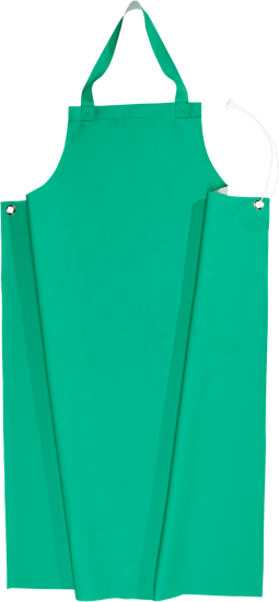 Afbeeldingen van Larion schort 8042 90x120cm lichtgroen  bescherming tegen chemische stoffen