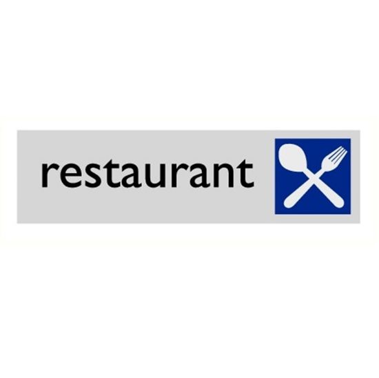 Afbeeldingen van Restaurant alulook 165x45mm