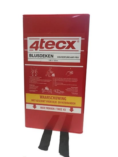 Afbeeldingen van 4tecx blusdeken 1.2x1.8mtr