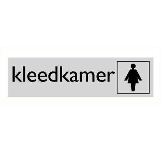 Afbeeldingen van Kleedkamer dames alulook 165x45mm