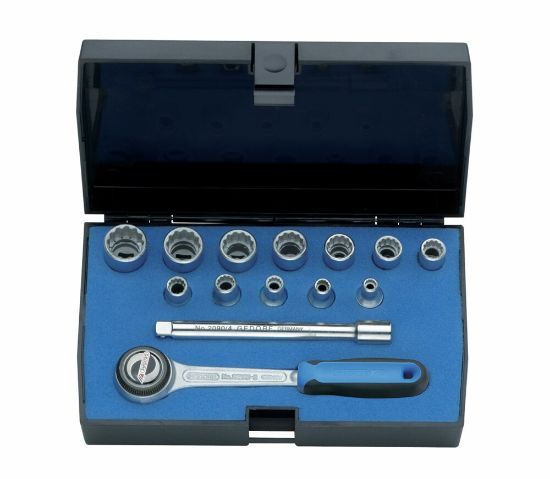 Afbeeldingen van Gedore dopsleutelset 1/4 14dlg 4-13mm   d 20 dmu3