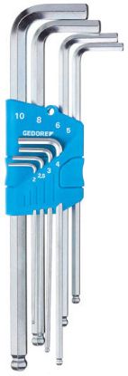 Afbeeldingen van Gedore inbussleutelset 8dlg 2-10mm      H42kel-88
