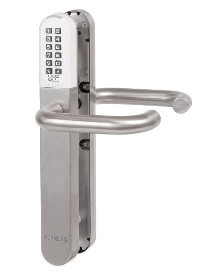 Afbeeldingen van Flexess Aero elektronisch deurbeslag 800 blind stand-alone code/kaartleesbeslag