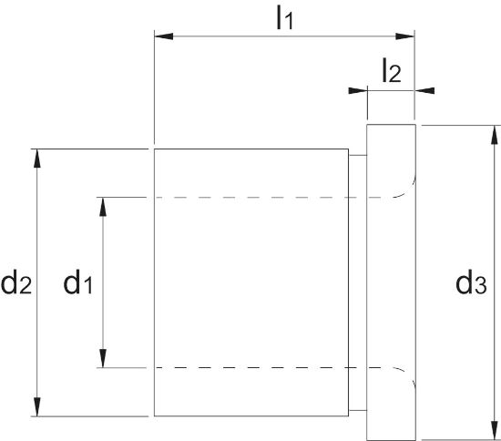 Afbeeldingen van Phantom din 172a boorbus mid.lng uitvoering m. kraag 19.25 m