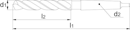 Afbeeldingen van Phantom hss spiraalboor din 1870n 30.0x460x305mm