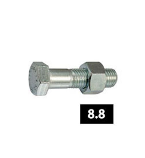 Afbeeldingen van SB bout+moer EN15048/8.8 m16x70 PT/EV   4014/4032 ve25