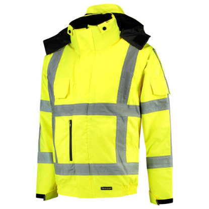 Afbeeldingen van Infra pilotjack fluor yellow (geel high vis) 3XL RWS