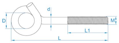 Afbeeldingen van Krulhaak m10x120 ev ve10