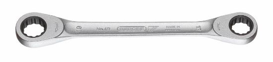 Afbeeldingen van Gedore dubbele ringratelsleutel 10x13mm 4r