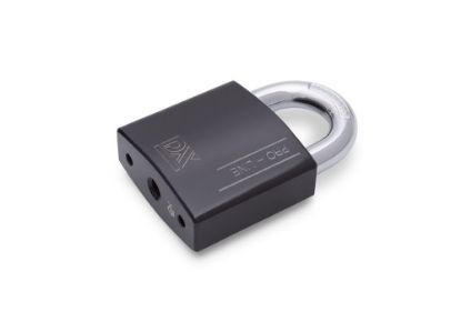 Afbeeldingen van DX pro-line SKG hangslot 60mm zwart     open beugel 3sl. klasse-4