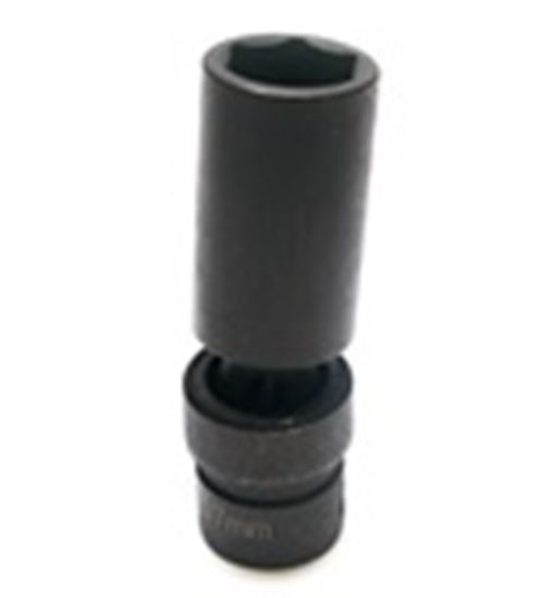 Afbeeldingen van Impact krachtdopsleutel 3/8 diep 11mm   zeskant cardan 80mm