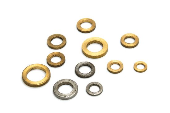 Afbeeldingen van Messing ring 8mm tbv aanlaspaumel