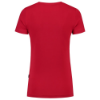 Afbeeldingen van Tricorp dames t-shirt 101008 slim fit   v-hals 101008 red (rood) L