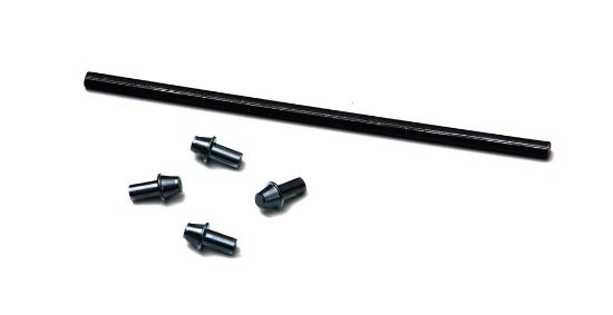 Afbeeldingen van Bommer stelpin + 4 borgpinnen           tbv veerscharnier 150/175/200mm