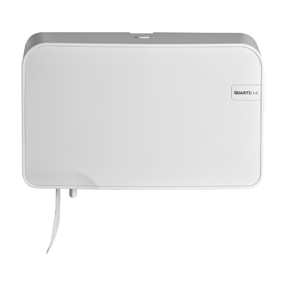 Afbeeldingen van Quartz toiletpapier duo dispenser       white