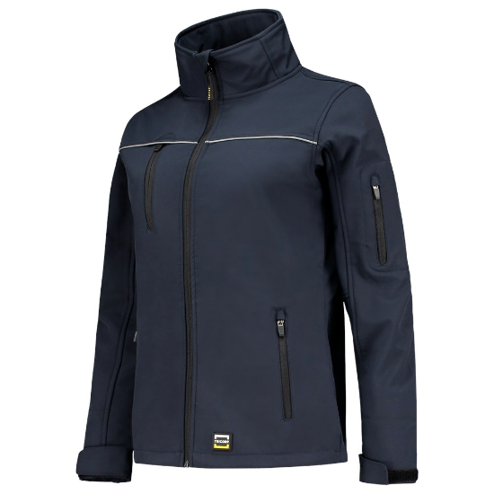 Afbeeldingen van Tricorp softshell luxe dames jas 402009 navy (marine) XS