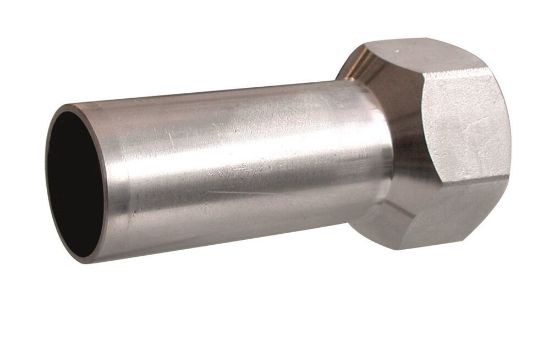 Afbeeldingen van Press rvs-316L kiwa insteekkopp. 1/2 binnendraadx15mm