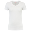 Afbeeldingen van Tricorp dames t-shirt 101008 slim fit   v-hals 101008 white (wit) 5XL
