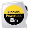 Afbeeldingen van Stanley rolbandmaat 8m powerlock abs    klasse-II 0-33-198