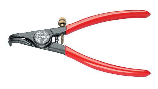 Afbeeldingen van Gedore borgringtang buiten gebogen      + stelschroef 1.5-3.5 8000