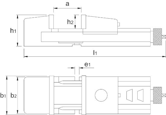 Afbeeldingen van Bison machineklem type 6517 bekbr. 125mm.