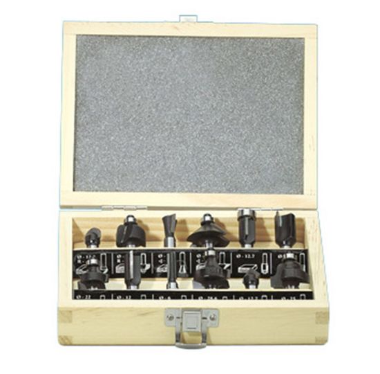 Afbeeldingen van Hikoki HM frezenset 12dlg 6mm