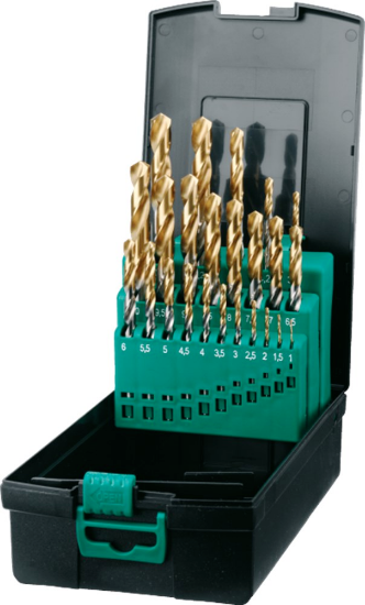 Afbeeldingen van Phantom hss borenset TiN-tip 11.451 1-10.5x0.5 (+ 3.3-4.2-6.8-10.2mm)