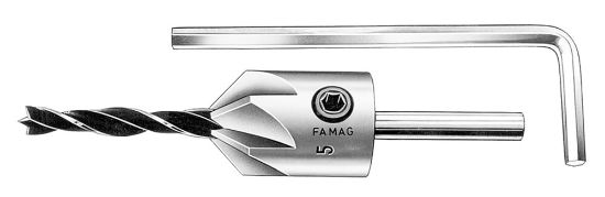 Afbeeldingen van Famag opsteek verzinkboor+boor 3mm