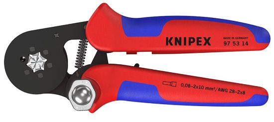 Afbeeldingen van Knipex krimptang voor adereindhulzen    97 53 14