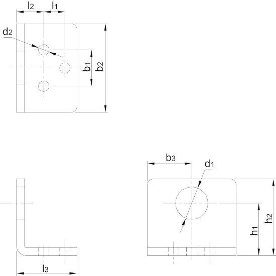 Afbeeldingen van Torax haakse voet voor schuifstang spanner type-2