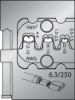 Afbeeldingen van Gedore krimpbek vlakke steekcontacten   8140-09