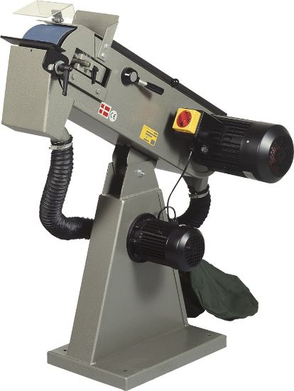 Afbeeldingen van Huvema bandschuurmachine Grimax 75S     met afzuiging