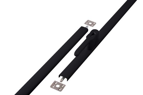 Afbeeldingen van DX espagnoletsluiting zwart SKG**       530 tot 2000mm