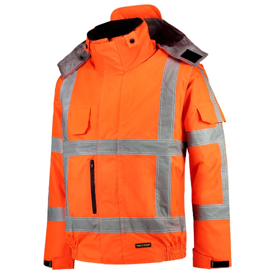 Afbeeldingen van Infra pilotjack fluor orange (oranje high vis) L RWS