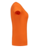 Afbeeldingen van Tricorp dames t-shirt 101008 slim fit   v-hals 101008 orange (oranje) 5XL