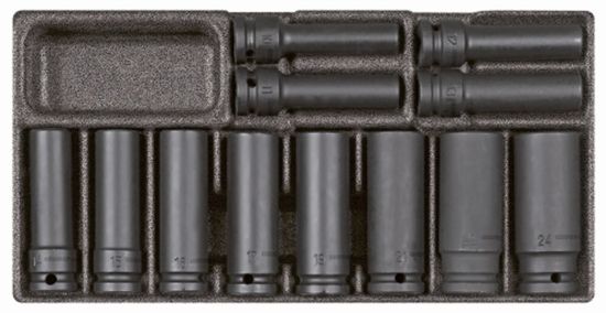 Afbeeldingen van Gedore schuimmodule krachtdopsleutel 1/2 32dlg 1/3 R22150012