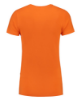 Afbeeldingen van Tricorp dames t-shirt 101008 slim fit   v-hals 101008 orange (oranje) M