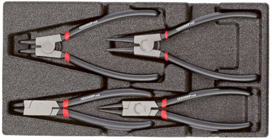 Afbeeldingen van Gedore schuimmodule borgringtangen      4dlg 1/3  R22150017