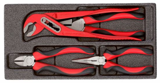 Afbeeldingen van Gedore schuimmodule tangenset           4dlg 1/3 R22150018