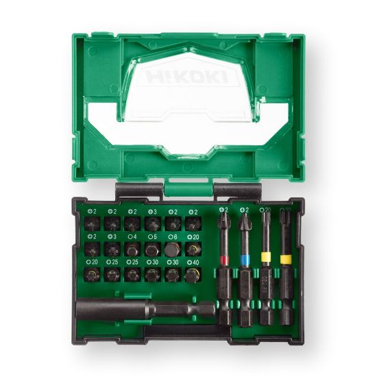 Afbeeldingen van Hikoki impact schroefbitset 50mm 23-dlg Box I